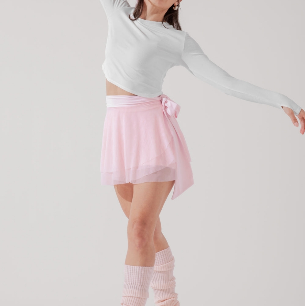 Popflex | Juliet Wrap Skort - Petal Pink